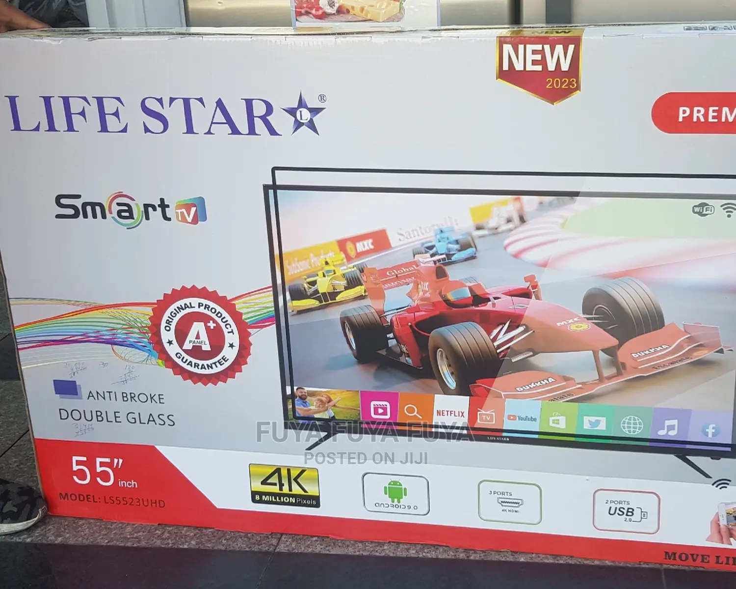 LIFE STAR 55 Inchi Double Glass Smart 2024 Tv