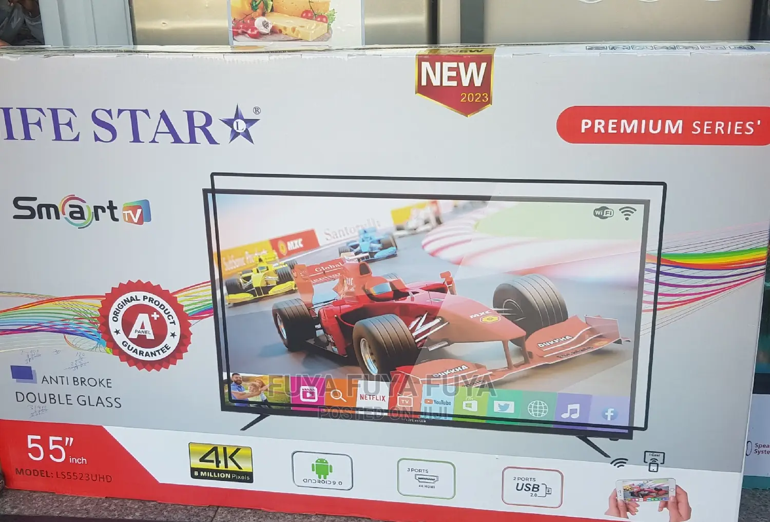 LIFE STAR 55 Inchi Double Glass Smart 2024 Tv