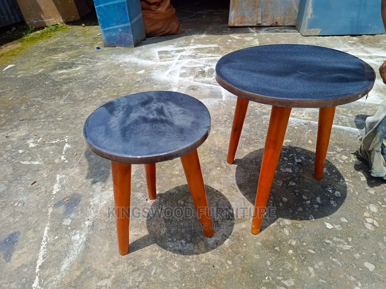 Epoxy ባለ 3 ተሰካኪ Coffee Tabel