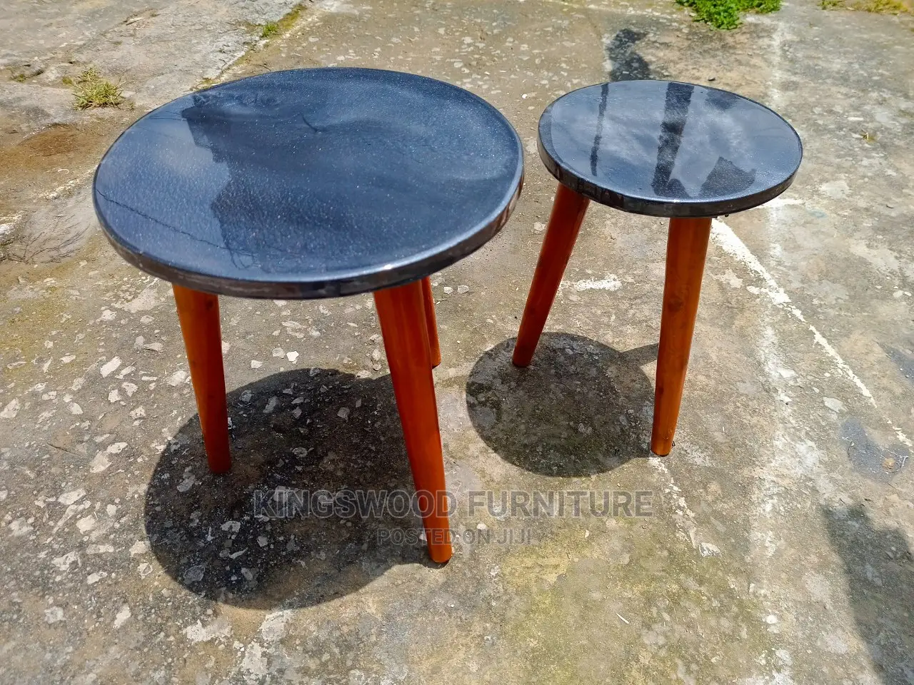 Epoxy ባለ 3 ተሰካኪ Coffee Tabel