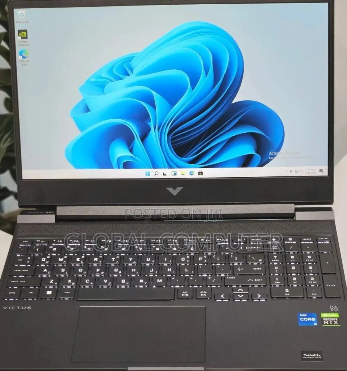 New Laptop HP Victus 16 8GB Intel Core I7 SSD 512GB