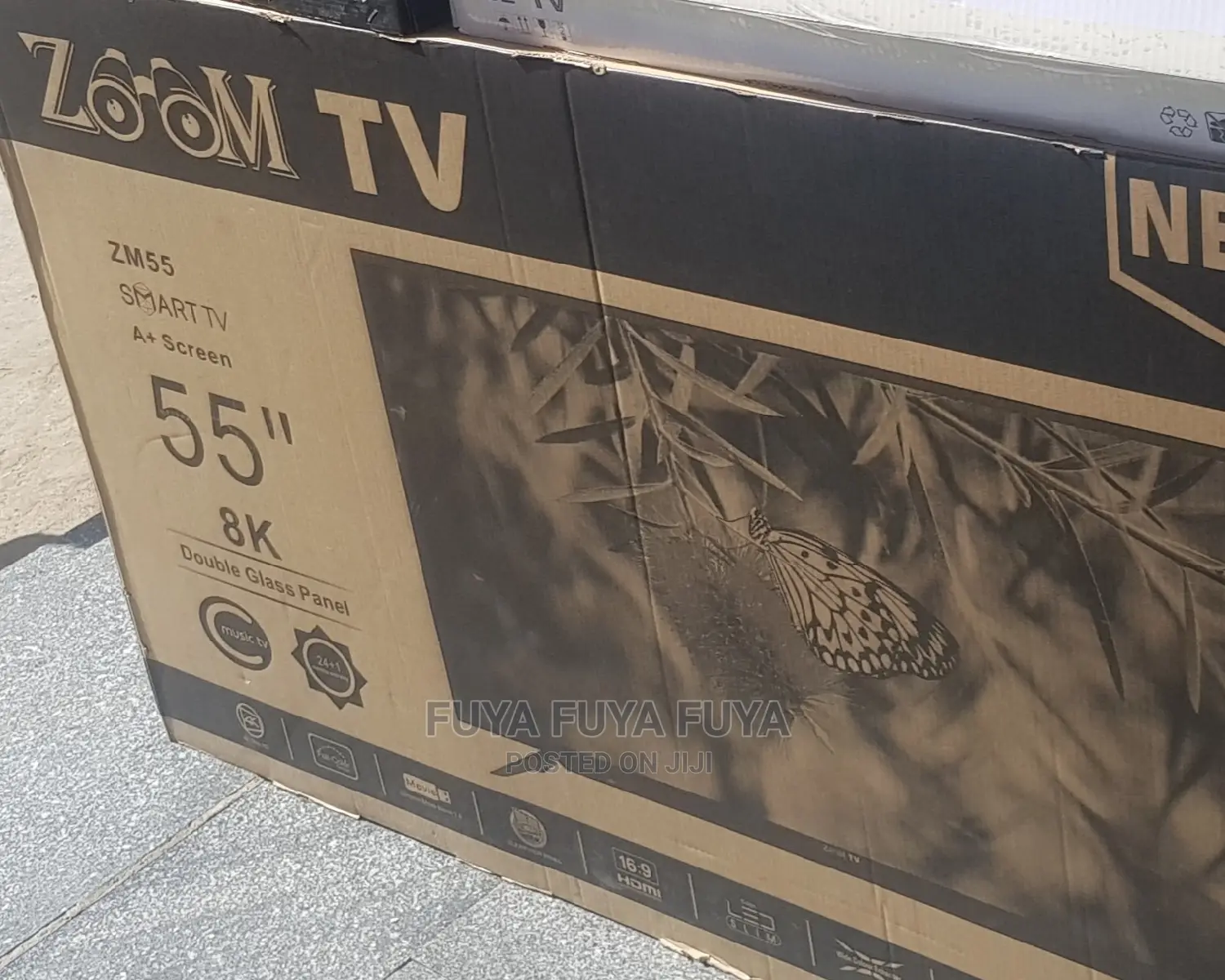 ZOOM 55 Inchi Double Glass Smart 2024 Tv