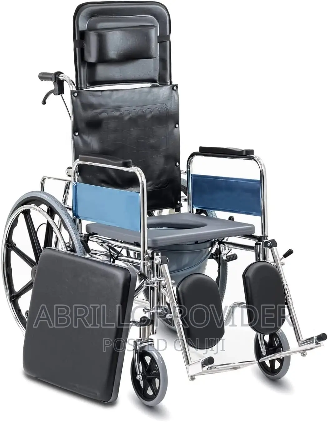 Kosmocare Recliner Cum Commode Wheelchair