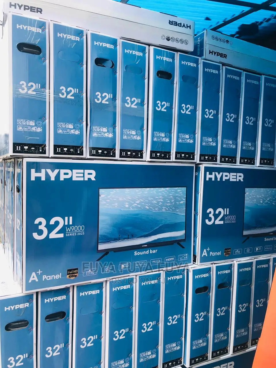 HYPER 32 Inchi Double Glass 2023 Tv