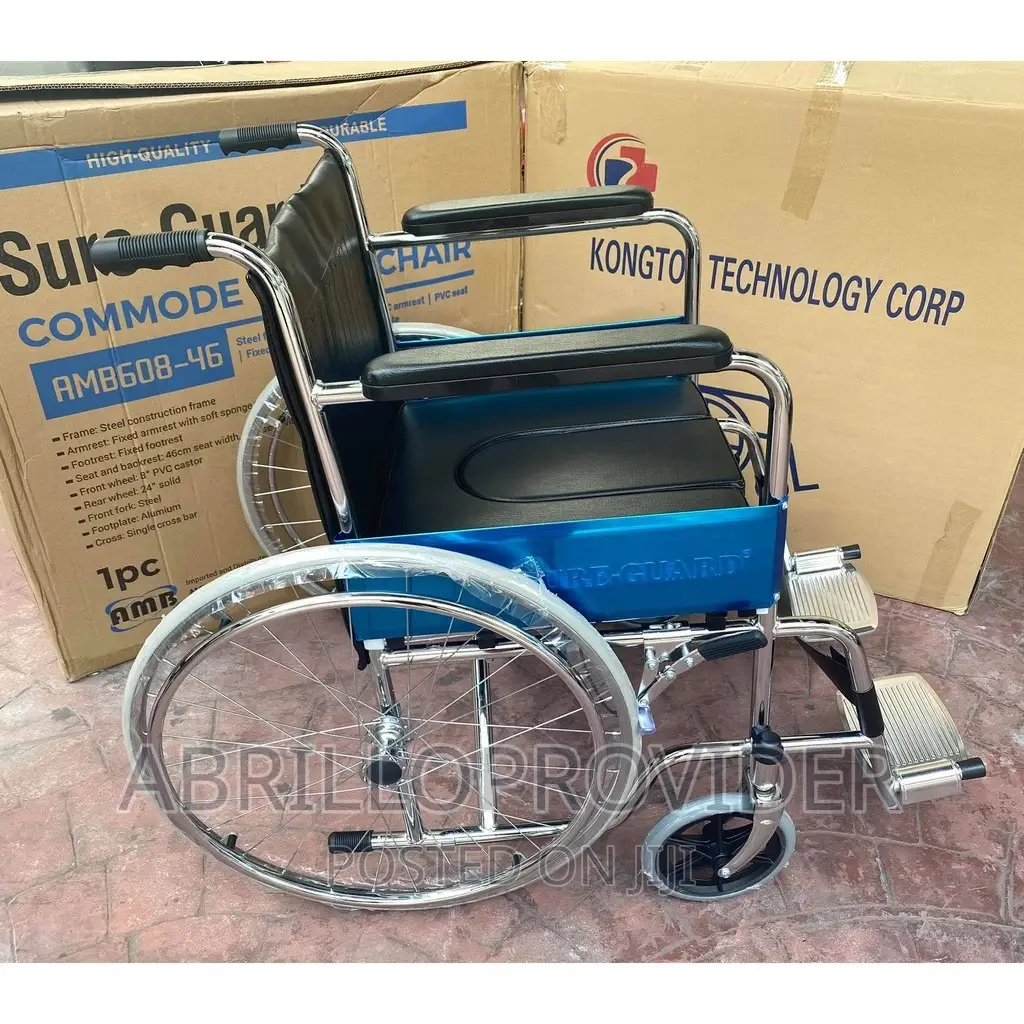 Commode Wheelchair With U Shape Commode Popo