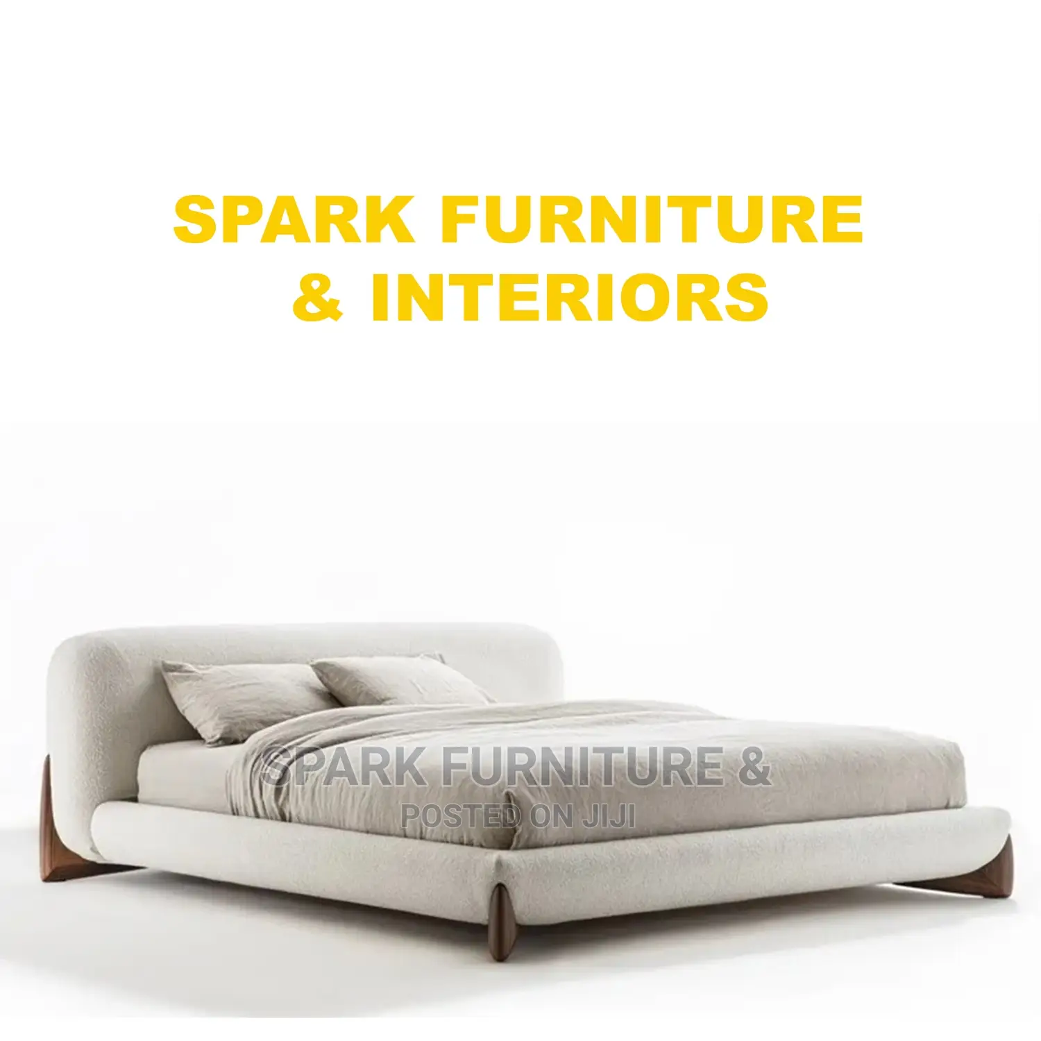 Bed B- 032 With 2 Nightstand