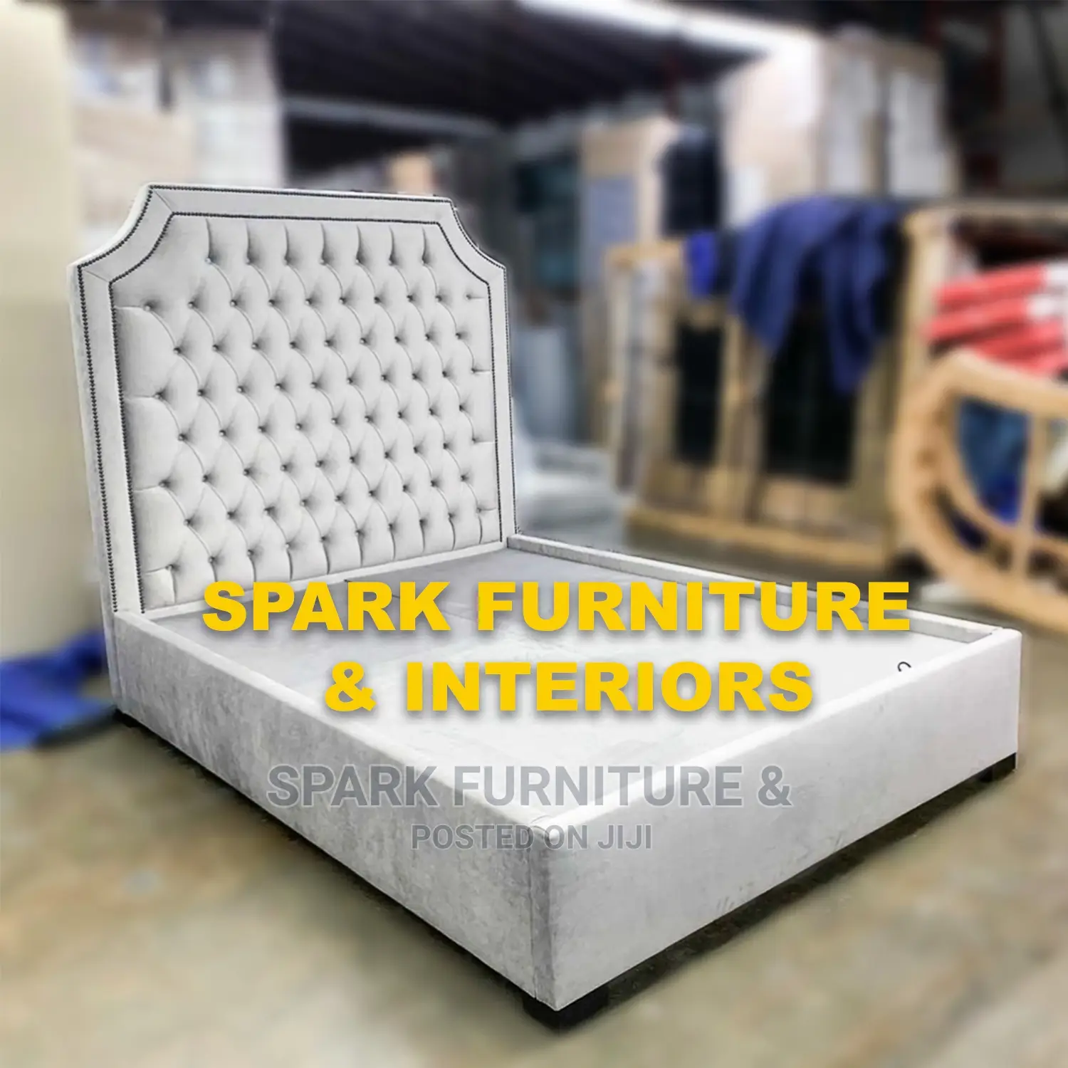 Bed B- 022 With 2 Nightstand