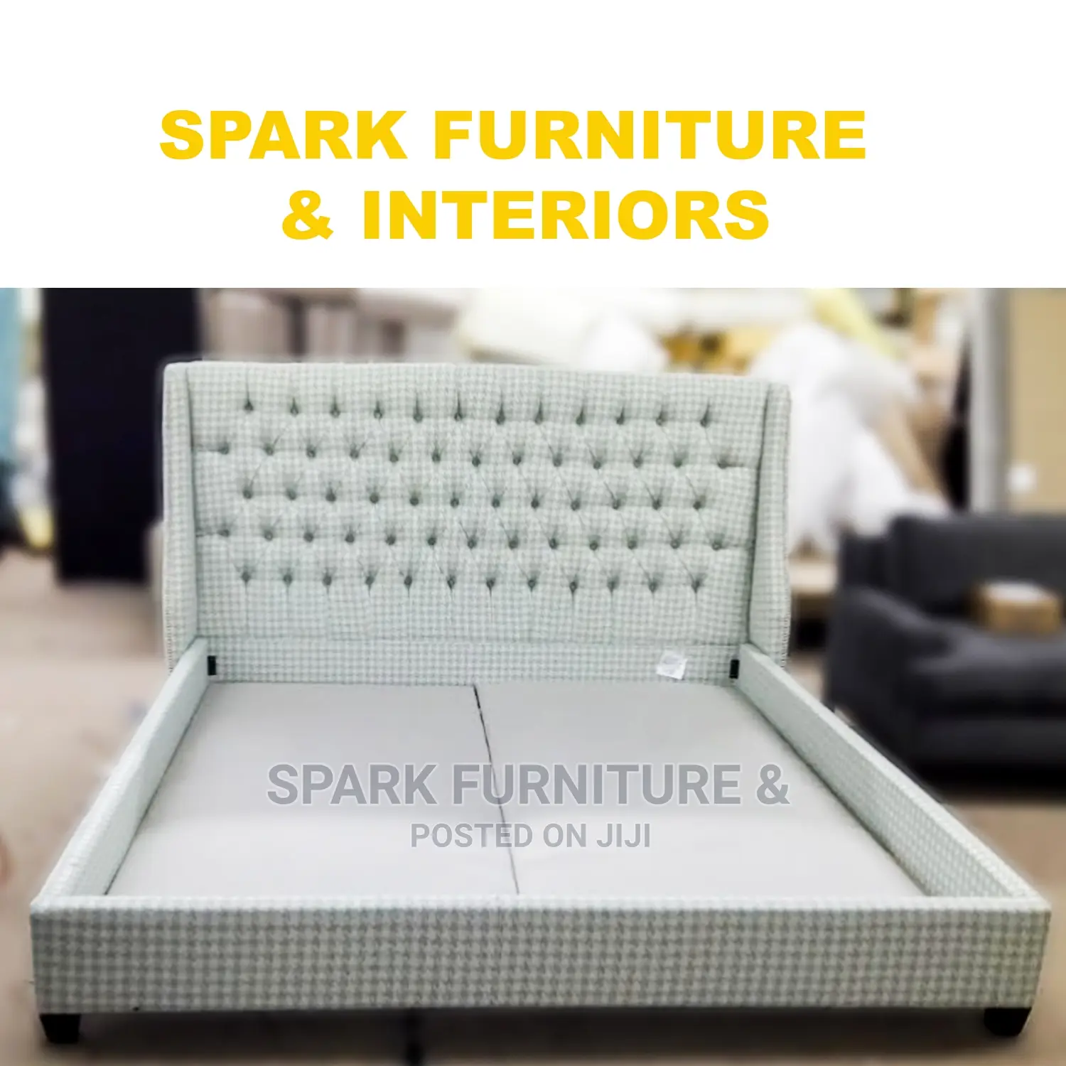 Bed B- 019 With 2 Nightstand