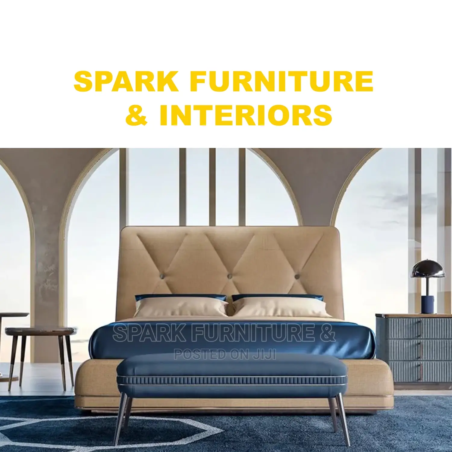 Bed B- 030 With 2 Night Stand