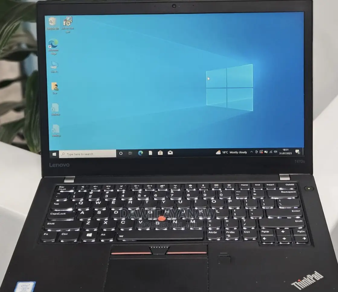 New Laptop Lenovo ThinkPad T470s 8GB Intel Core I5 SSD 256GB