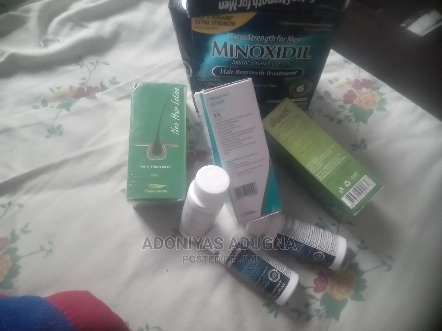 Minoxidil ,Derma Roller and Neo Hair Lotion