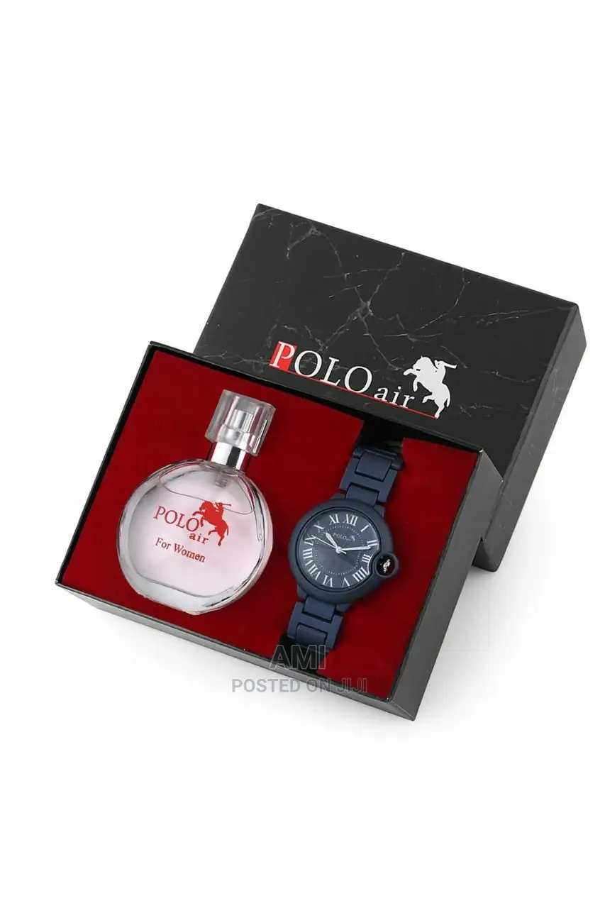 POLO AIR Women's Wristwatch Perfume Gift Set Combination