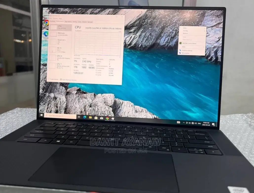 New Laptop Dell XPS 15 32GB Intel Core I9 SSD 512GB