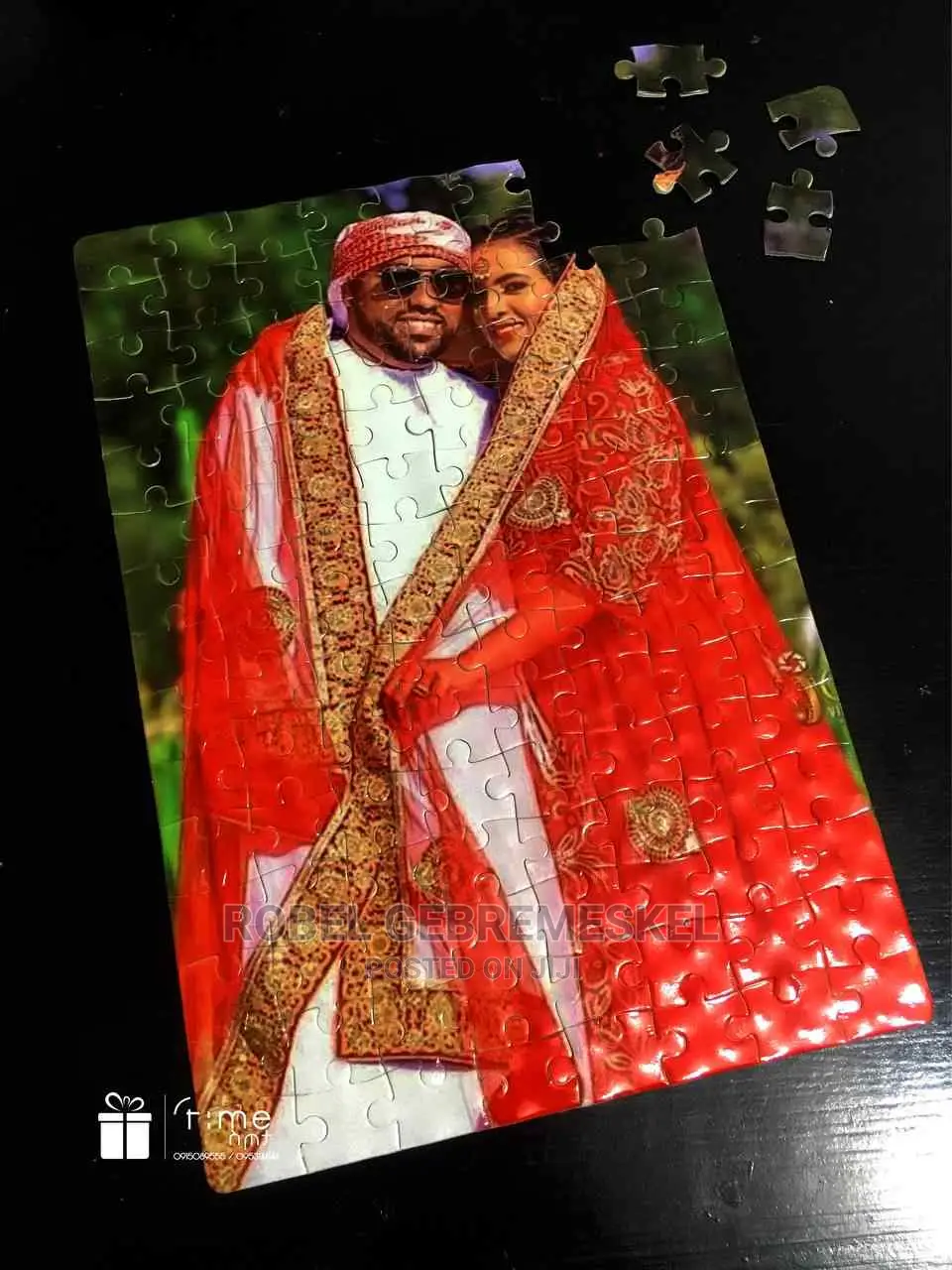 Puzzle Gifts #እውነተኛ ማስታወሺያ ፎቶ በእንጨት እና በቆዳ ላይ