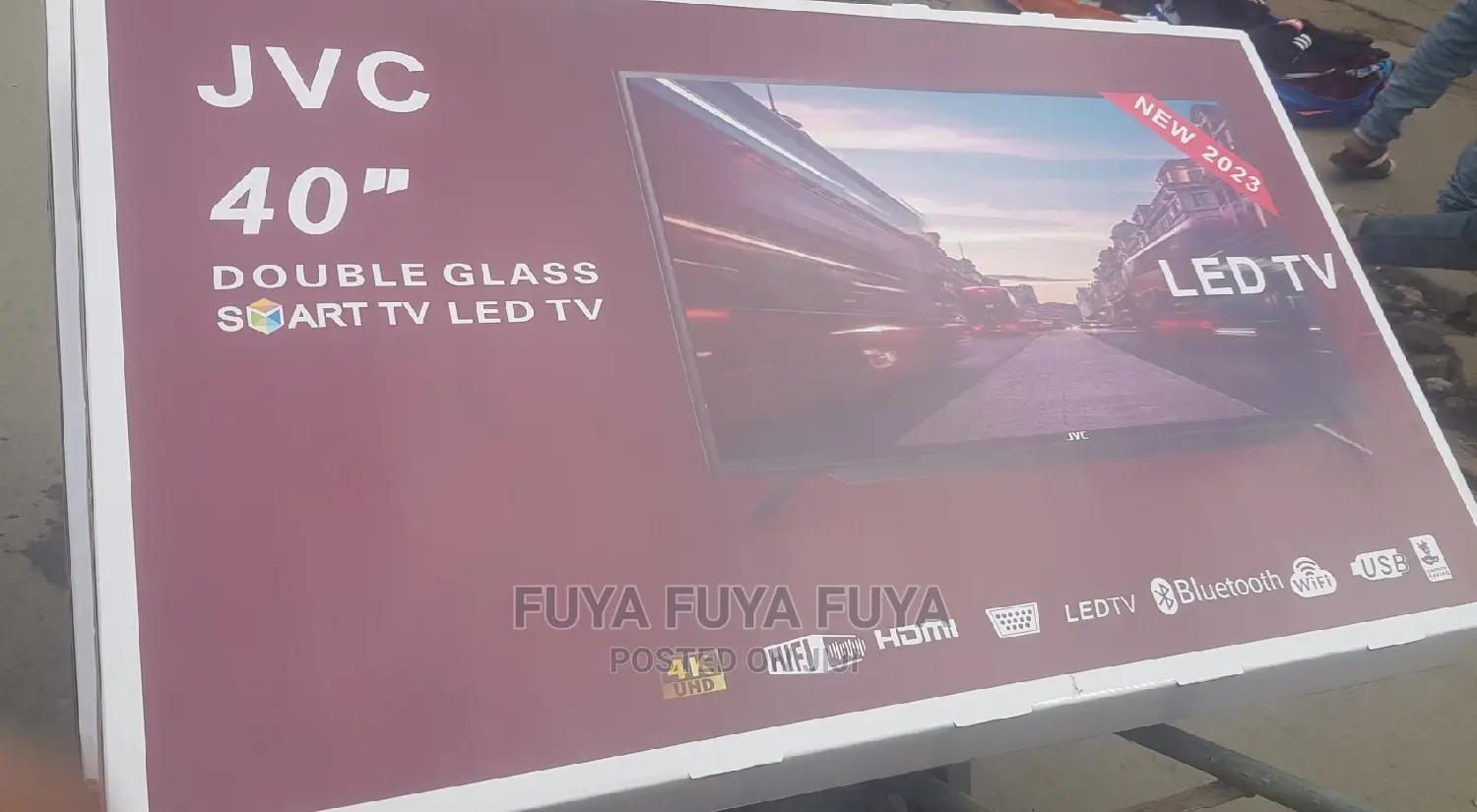 JVC 40 Inchi Double Glass Smart 2023 Tv