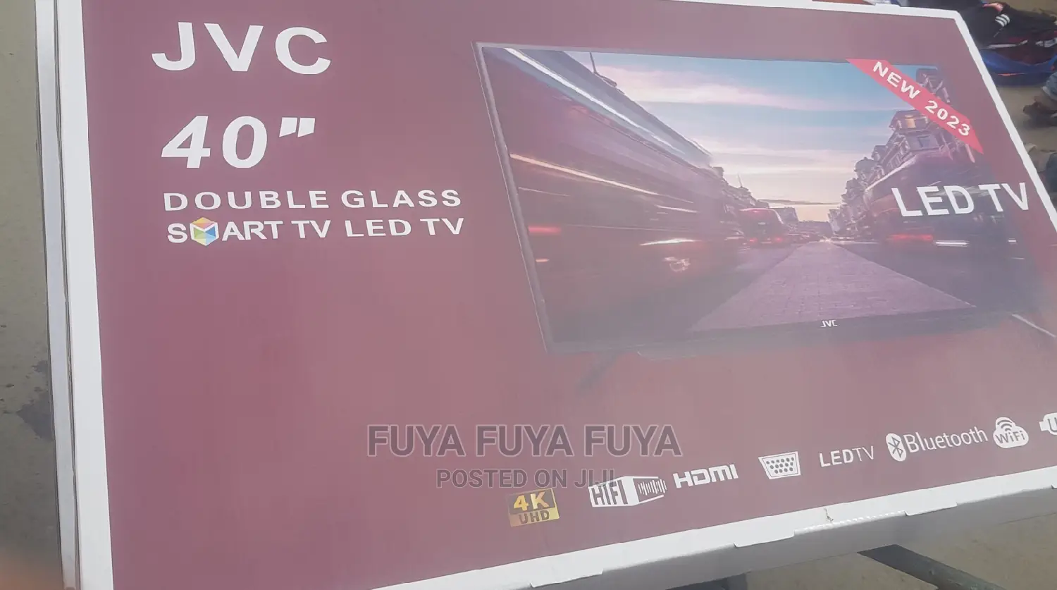 JVC 40 Inchi Double Glass Smart 2023 Tv