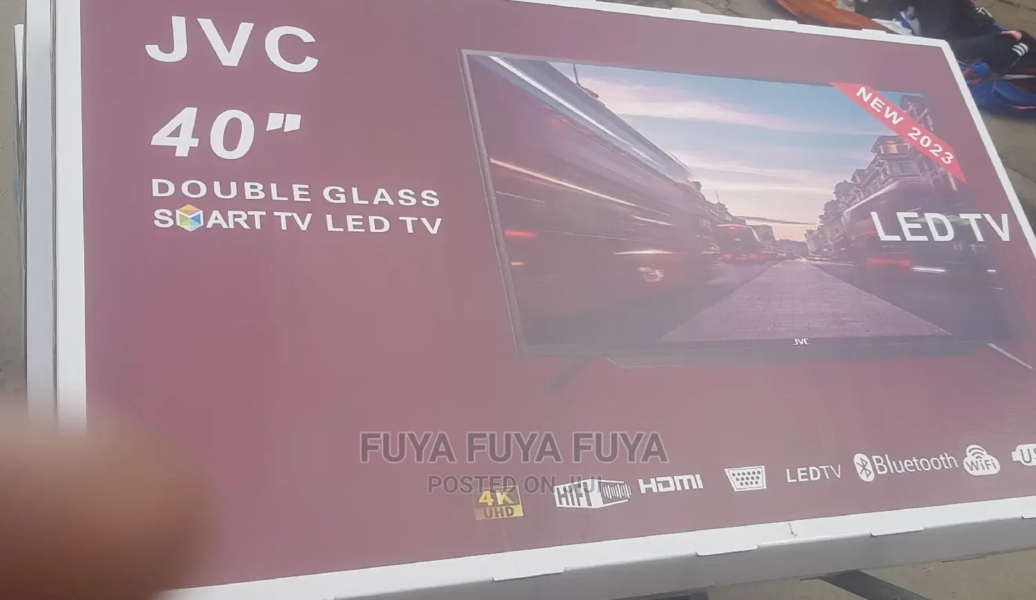 JVC 40 Inchi Double Glass Smart 2023 Tv