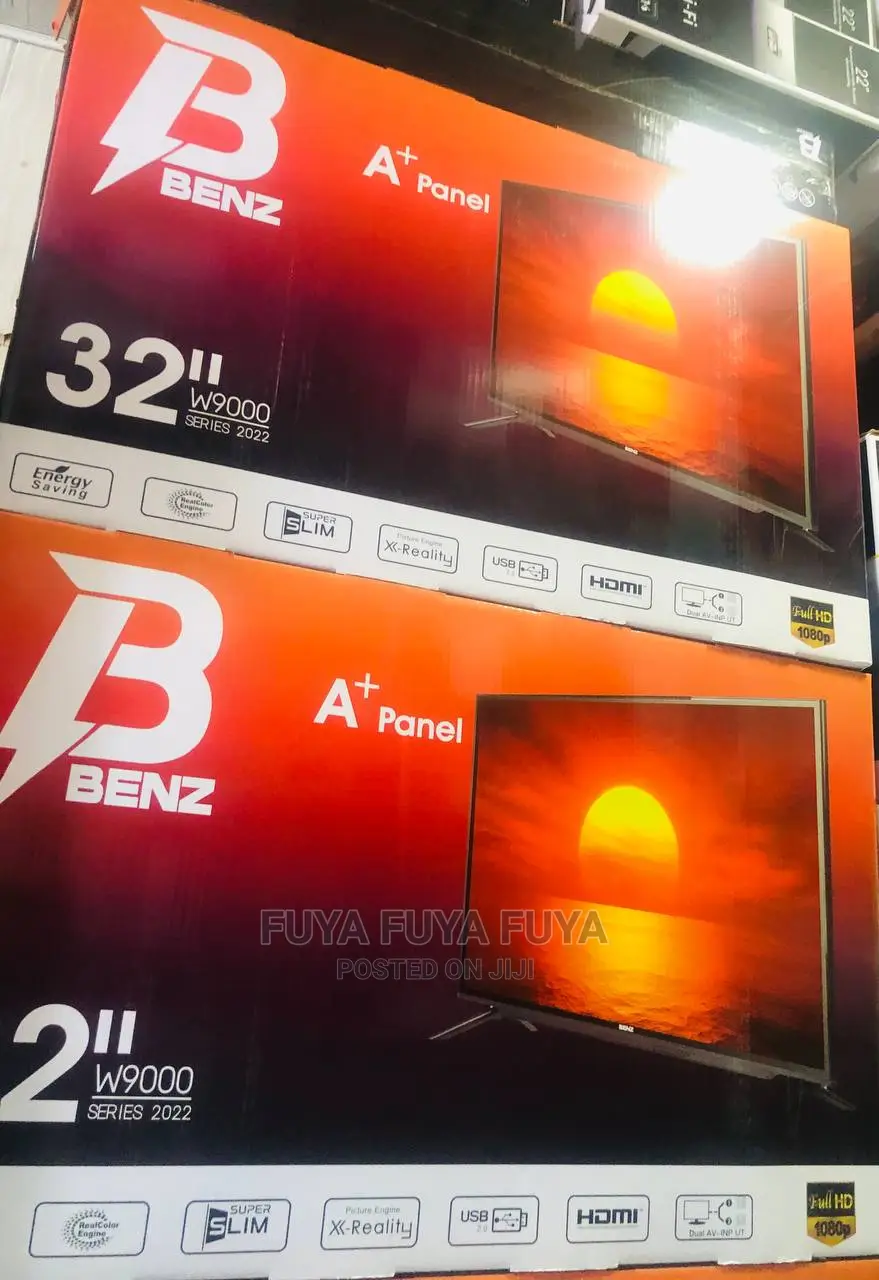 BENZ 32 Inchi Double Glass 2023 Tv