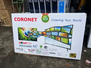 CORONET 65 Inchi Double Glass Smart 2024 Tv