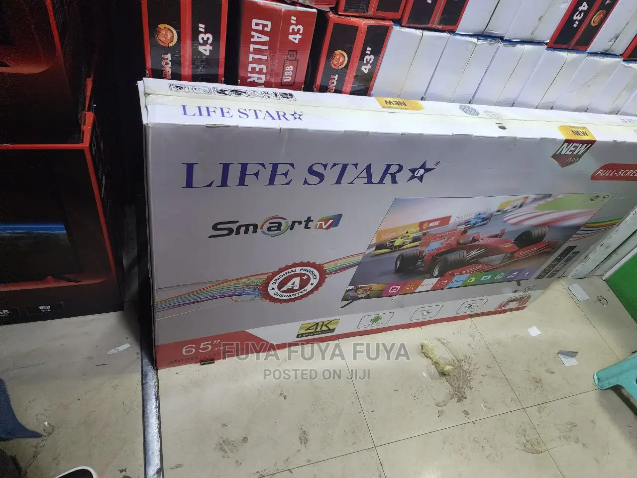 LIFE STAR 65 Inchi Double Glass Smart 2024 Tv