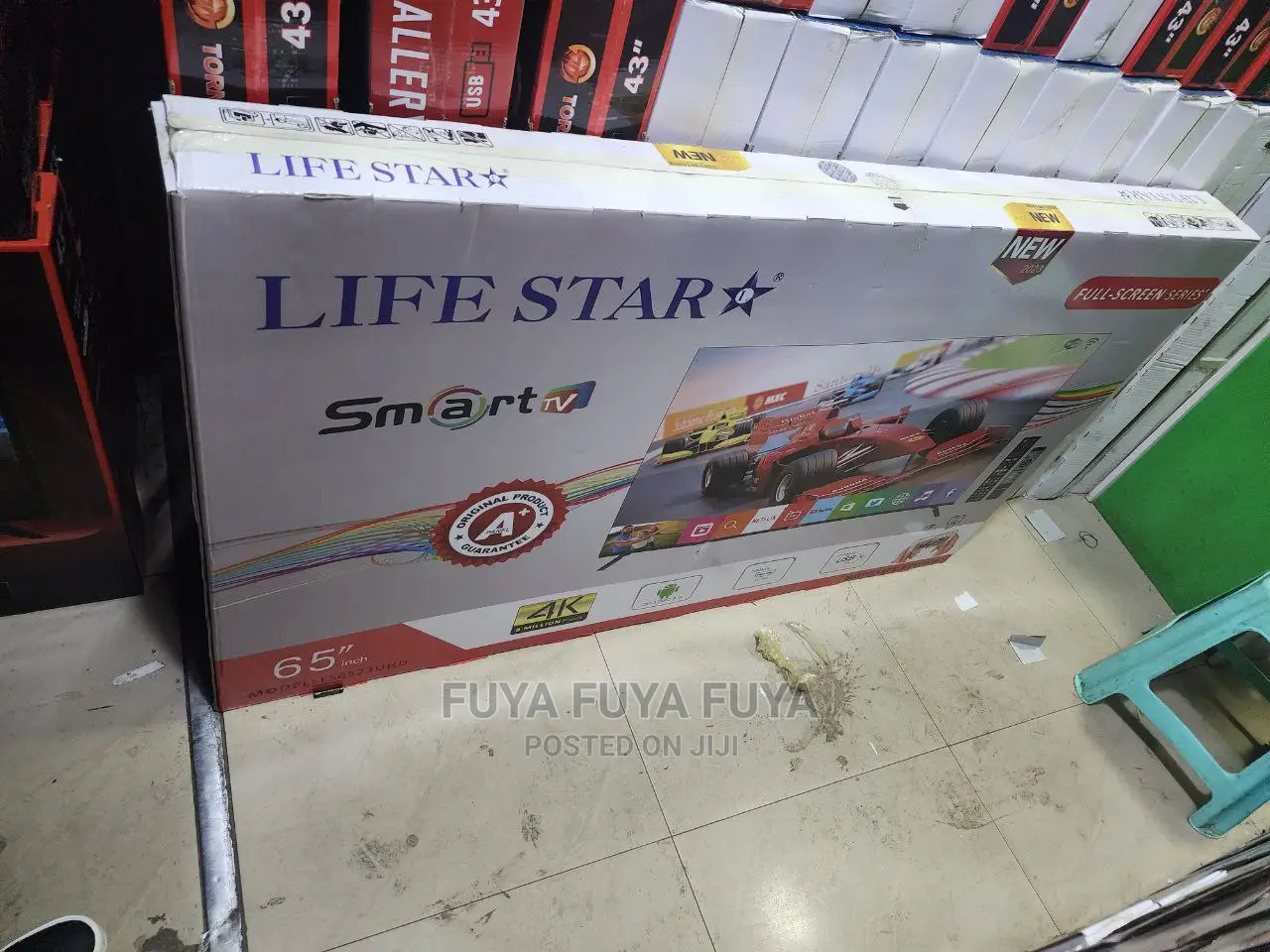 LIFE STAR 65 Inchi Double Glass Smart 2024 Tv