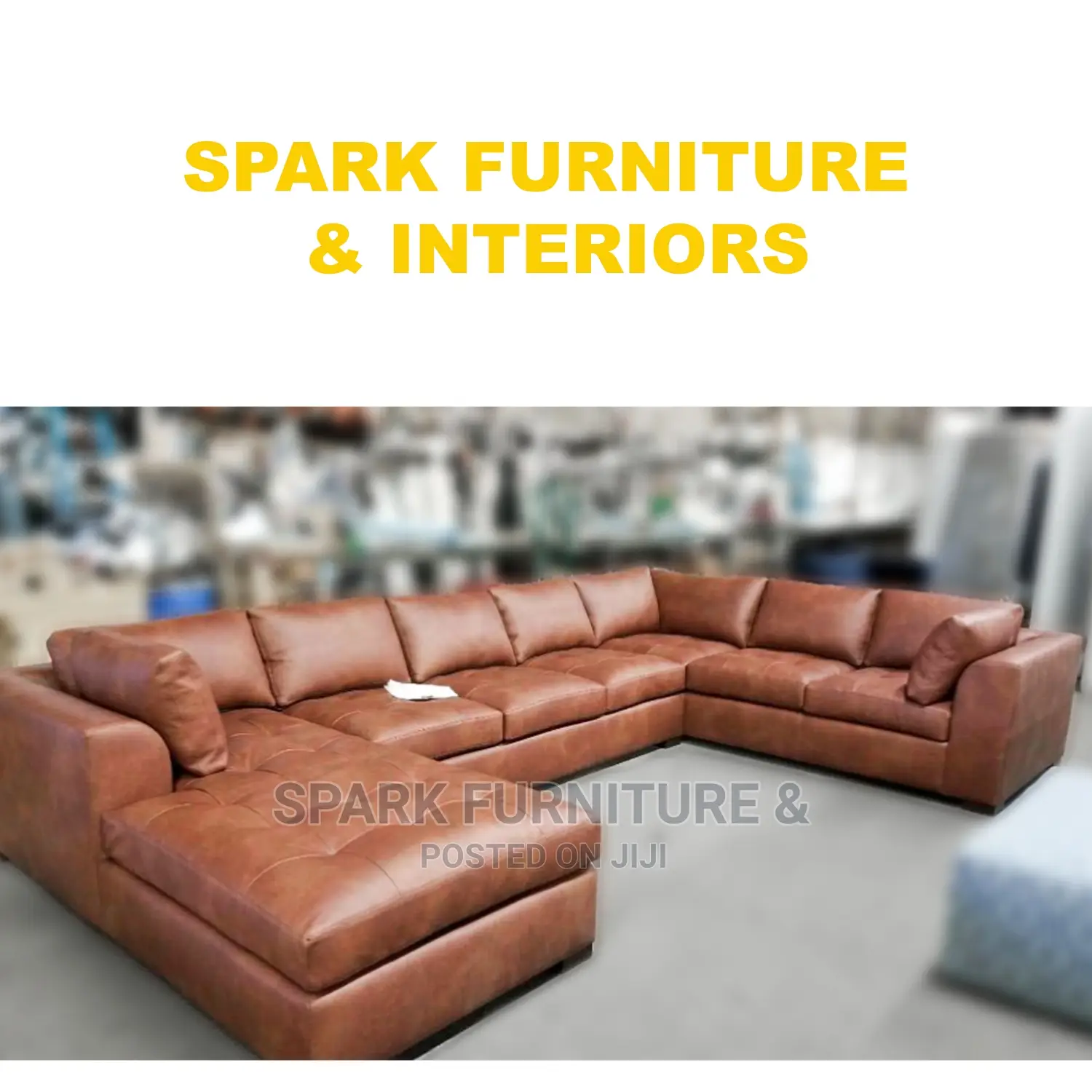 Leather Sectional Sofa Sc-039