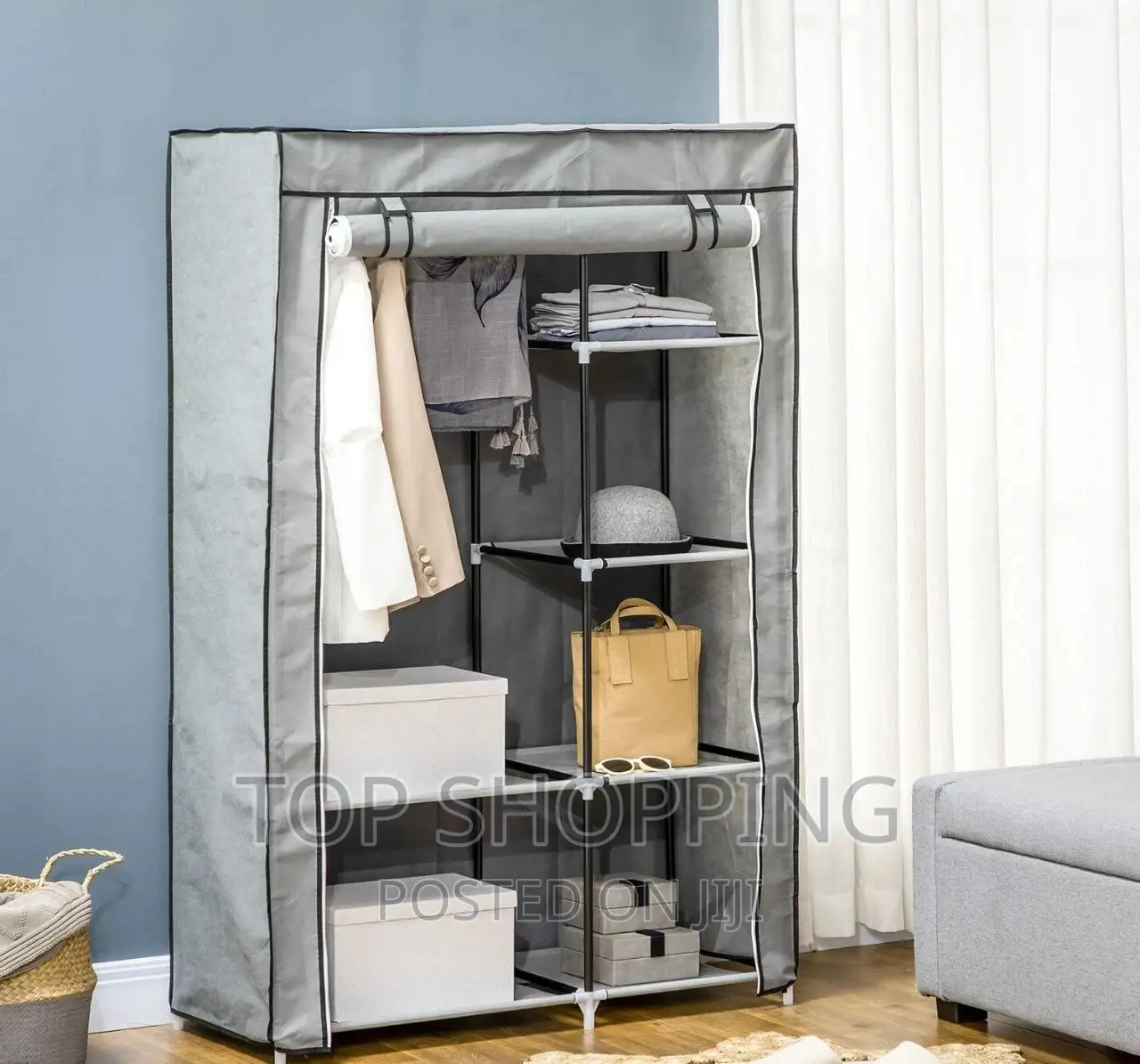 Cloth Set Cupboard ዘመናዊ የልብስ እና የጫማ ማስቀመጫ ቁምሳጥን