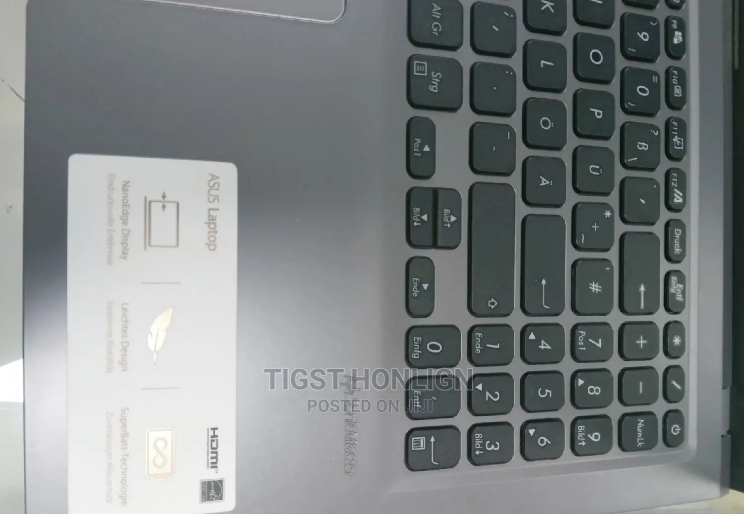 New Laptop Asus A42F 8GB Intel Core I7 SSD 512GB