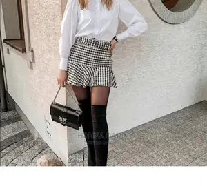 Photo - Zara Black and White Mini Skirt