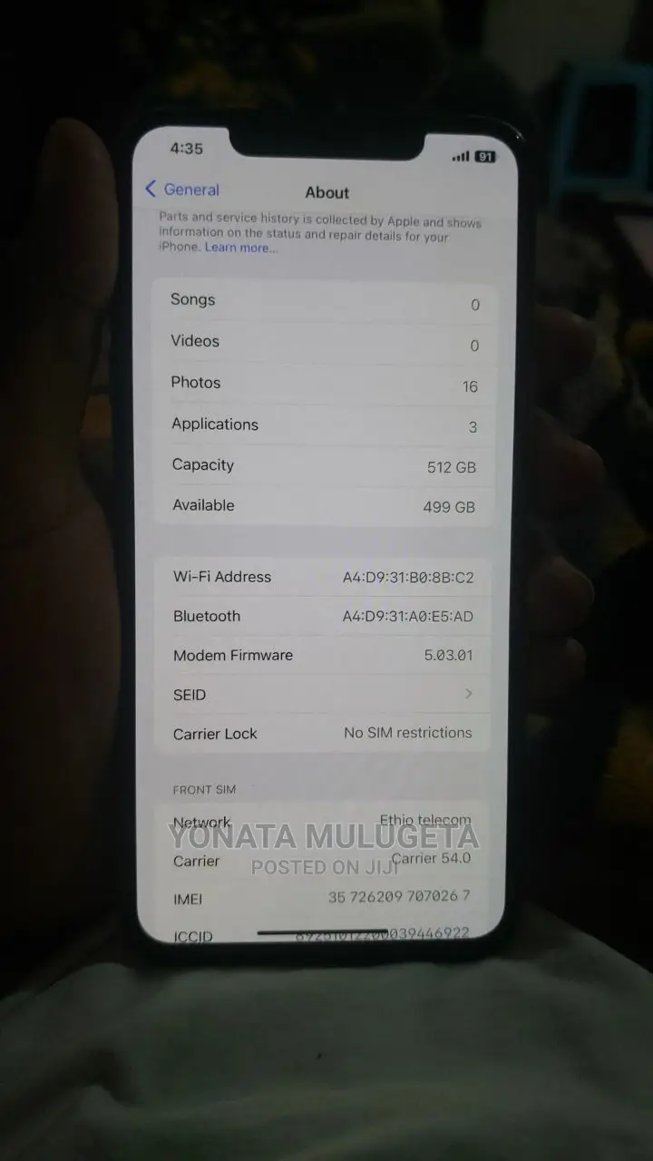 Apple iPhone XS Max 512 GB Silver