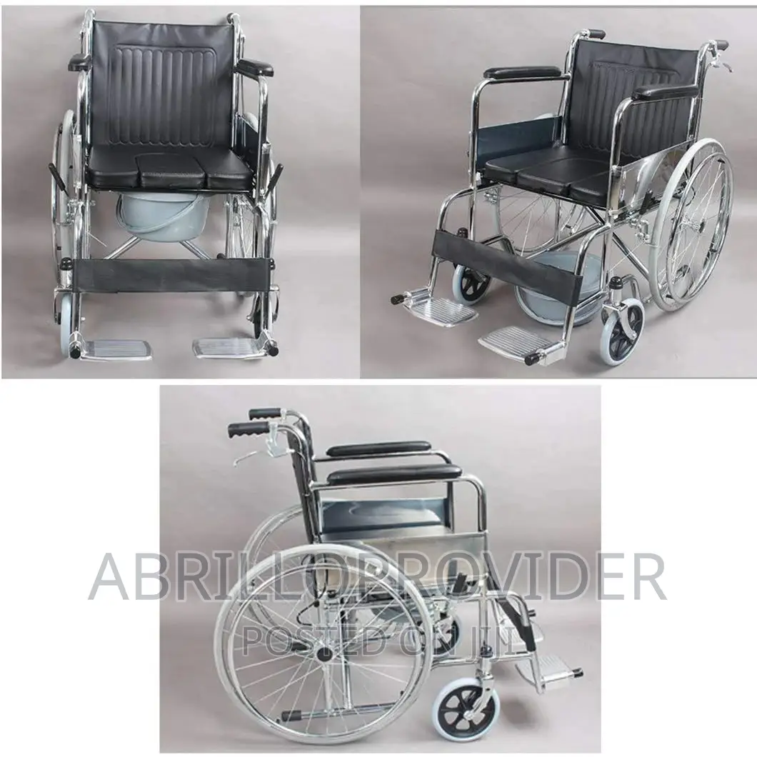 Folding Commode Bath Chair Wheelchair