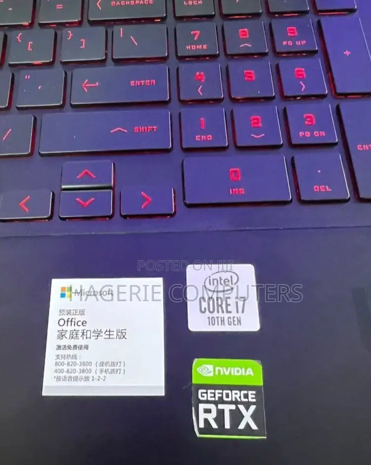 New Laptop HP Omen 15 16GB Intel Core I7 SSD 512GB