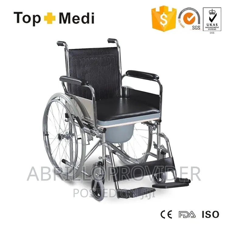 TCM681 Commode Wheelchair