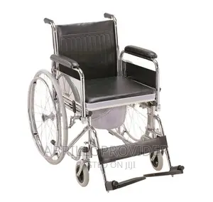 Meditive Commode Wheelchair With Detachable Armrest