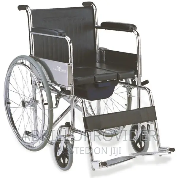 Easy Foldable Standard Steel Commode Wheelchair - EC608