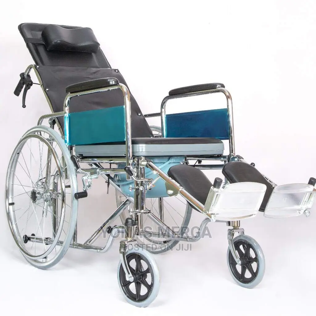 Toilet Commode Wheelchair Standard Wheelchair