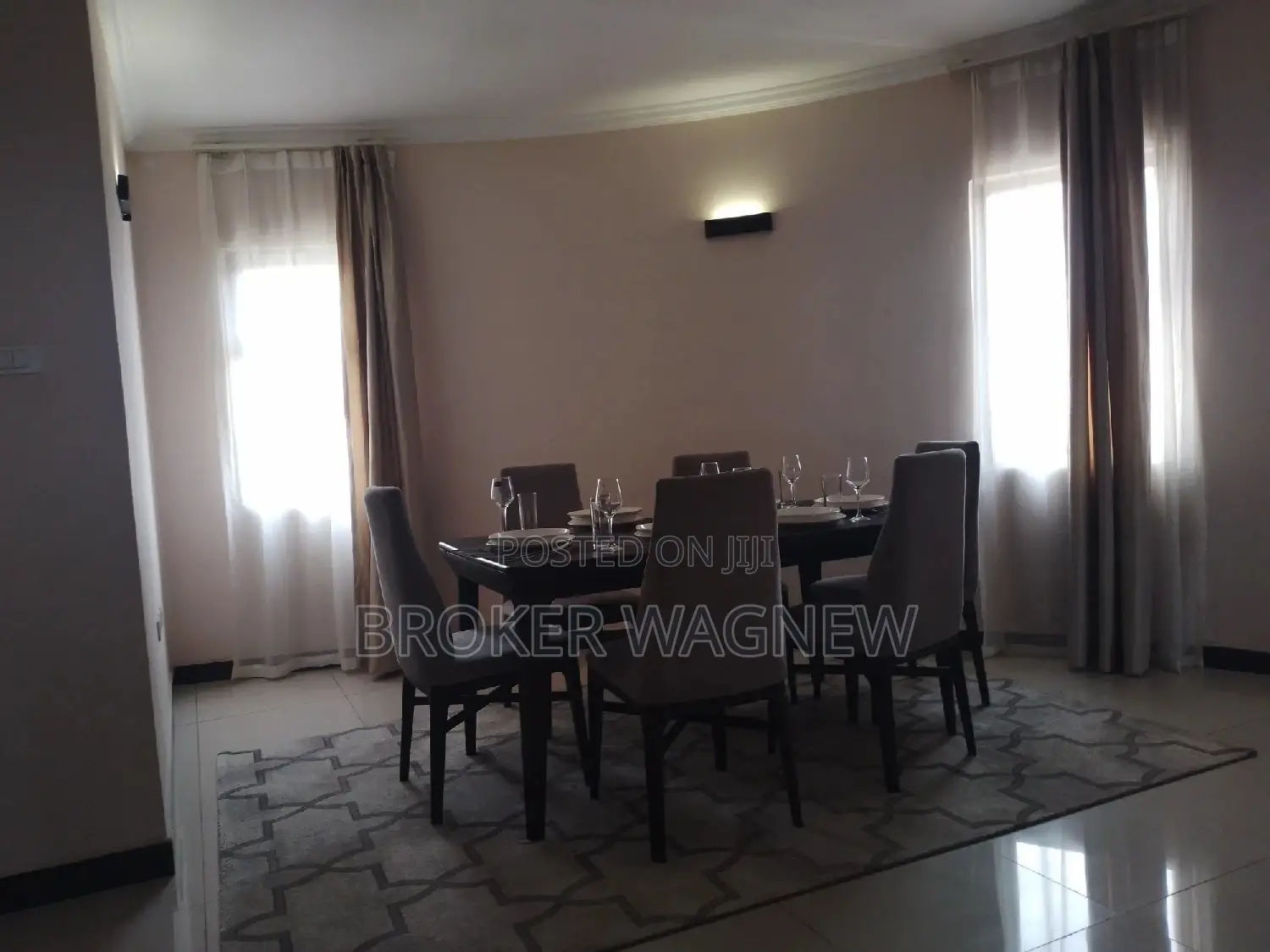 Furnished 3bdrm Apartment in Kirkos for rent