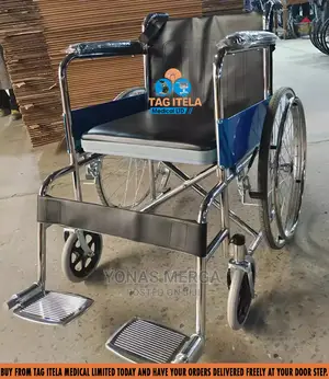 Folding Commode Wheelchair