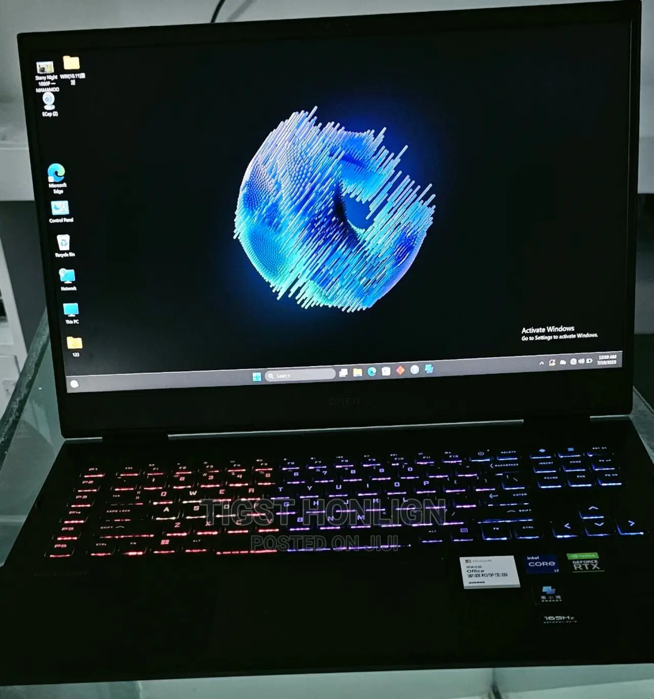 New Laptop HP Omen 16 16GB Intel Core I7 SSD 1T