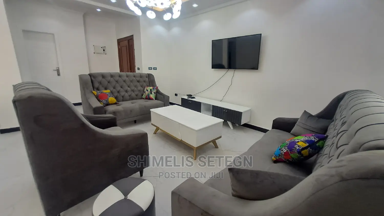 Furnished 2bdrm Apartment in Hose Real State, Bole for rent