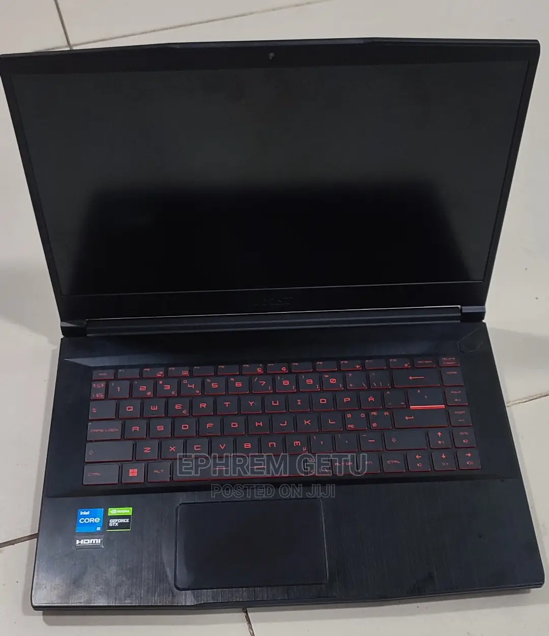 New Laptop MSI GF63 8GB Intel Core I5 SSD 256GB