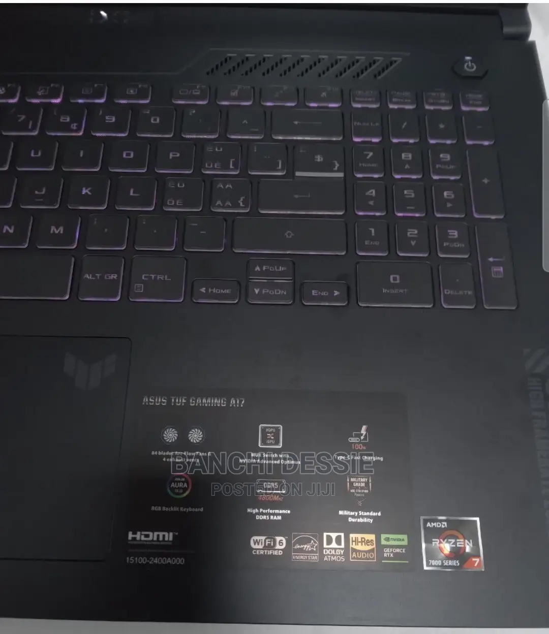 New Laptop Asus 16GB AMD Ryzen 7 SSD 1T