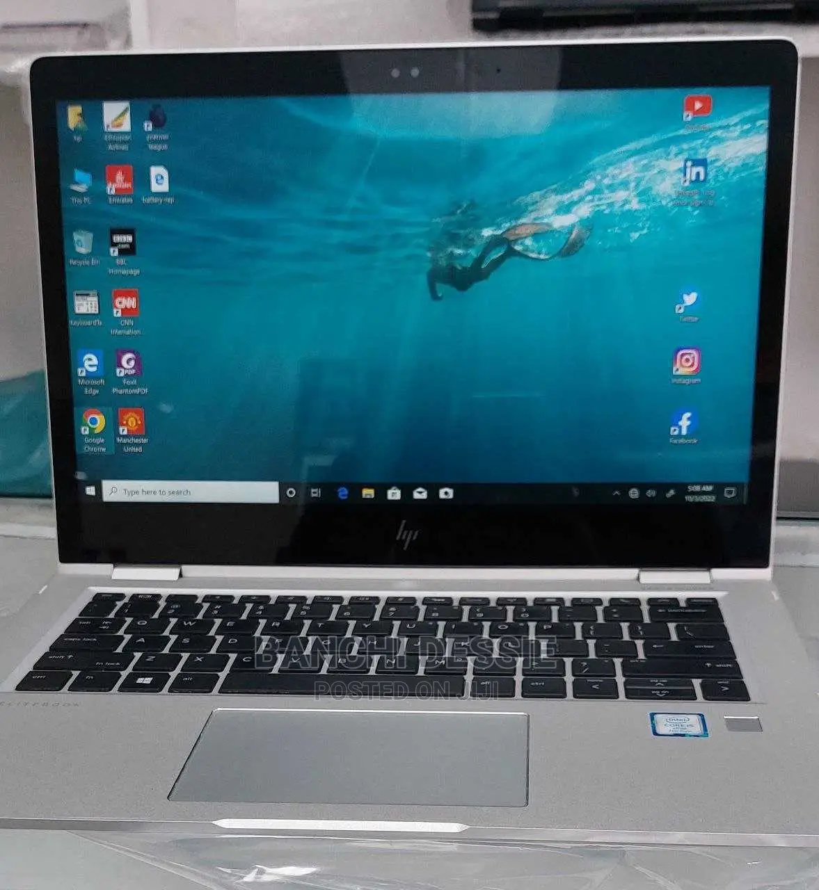 New Laptop HP EliteBook X360 1030 G2 16GB Intel Core I5 SSD 512GB