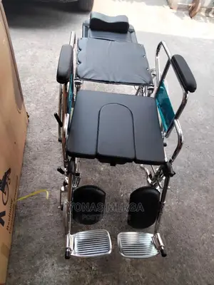 Adjustable Toilet Wheelchair for Elder and Disabled