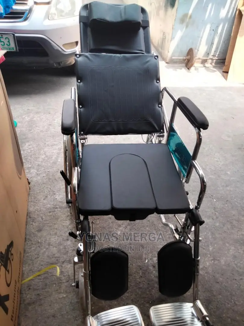 Adjustable Toilet Wheelchair for Elder and Disabled