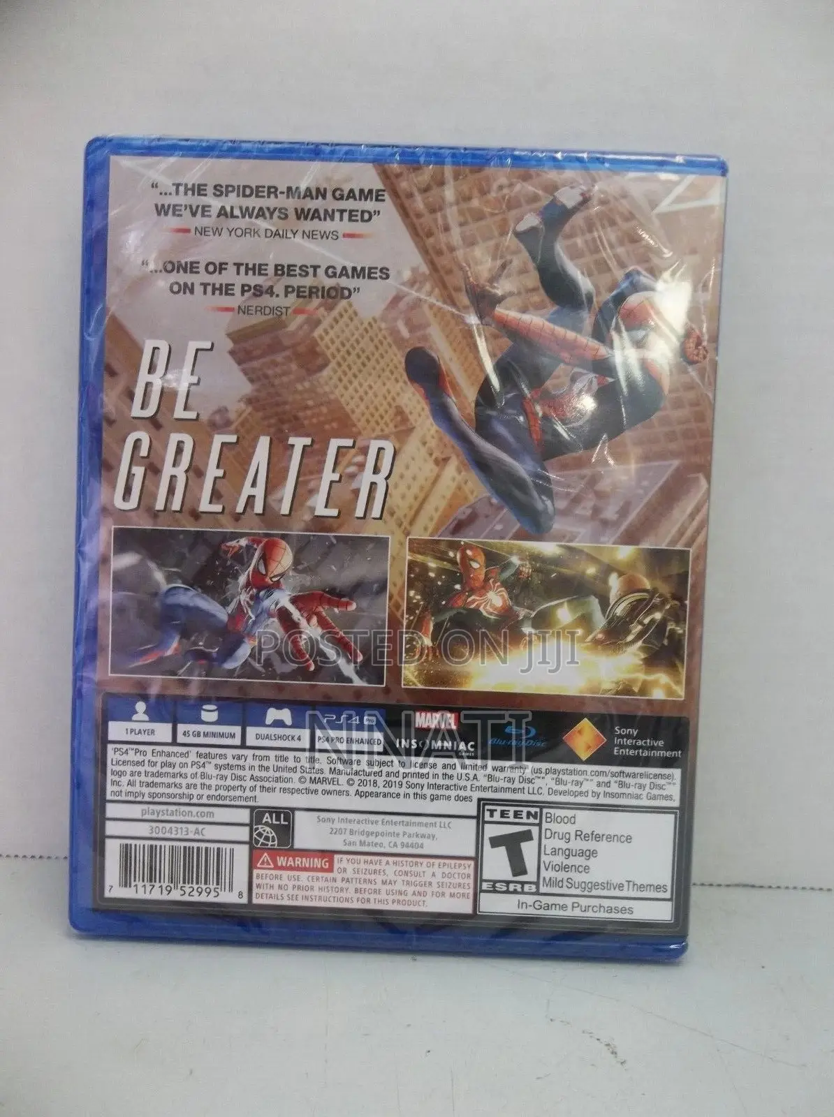 Marvel Spider-Man Game of the Year Edition (Sony Playstation