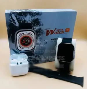 Photo - Ultra Smart Watch With Airpods (Black Color)