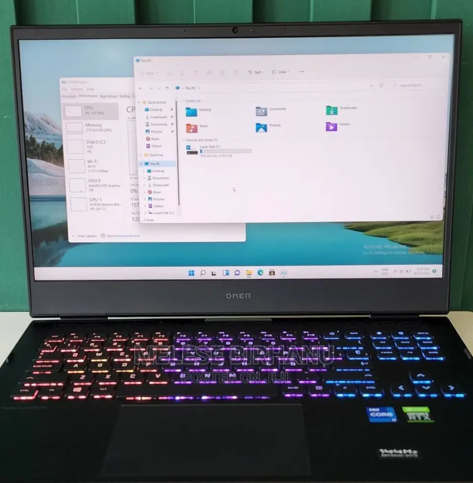 New Laptop HP 16GB Intel Core I7 SSD 1T