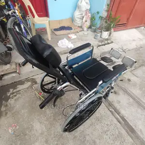 Wheelchair, Folding With Reclining Back Commode