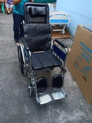 Photo - Chrome Commode Reclining Wheelchairs, Type of Wheelchairs